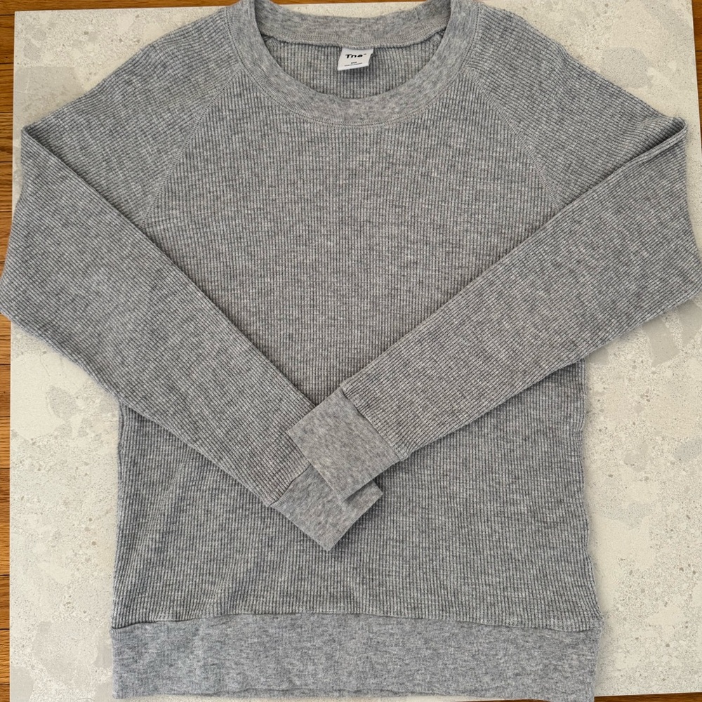 ARITZIA TNA waffle sweater